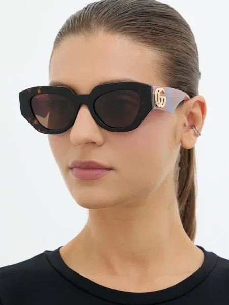 Gucci ochelari de soare pentru femei maro