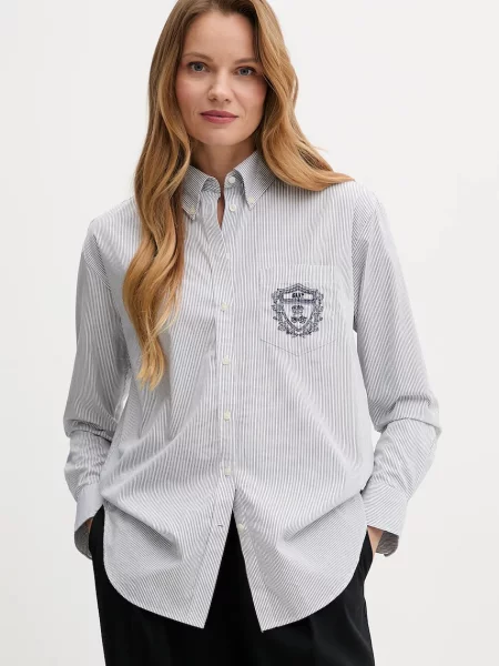 Gant cămașă din bleumarin cu guler clasic relaxed