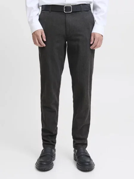 Jack & Jones spodnie materiałowe JPSTMarco Bowie Mężczyźni jednolity szary