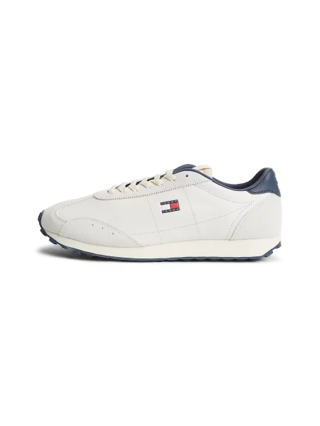 Sneakerși Tommy Jeans retro bej