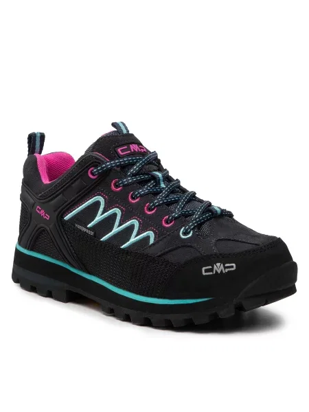 Παπούτσια πεζοπορίας CMP Moon Low Wmn Trekking Shoe Wp Antracite/Acqua μαύρο