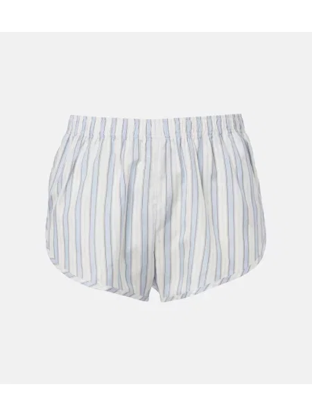 Pantaloni scurți Gucci de mătase albastru