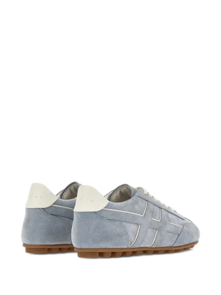 Sneakerși Hogan din piele de căprioară albastru