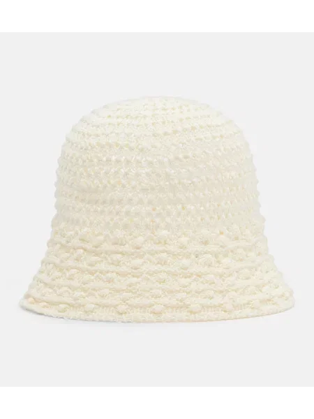 Croșetat pălărie Eres alb