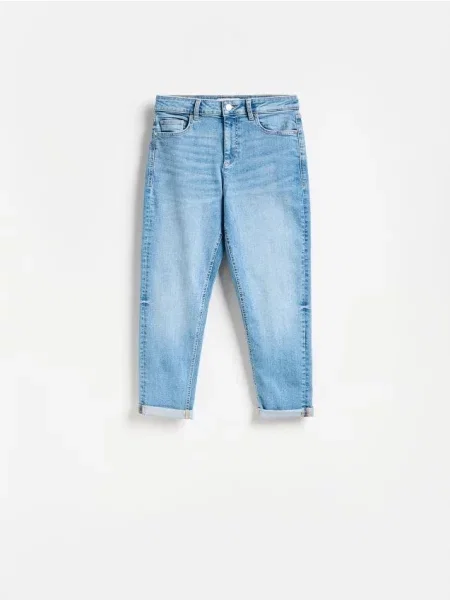 Reserved Blugi boyfriend albastru