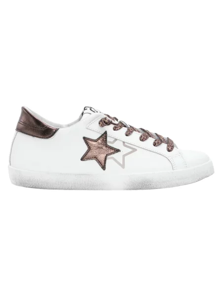 Sneakersy 2star skórzane białe