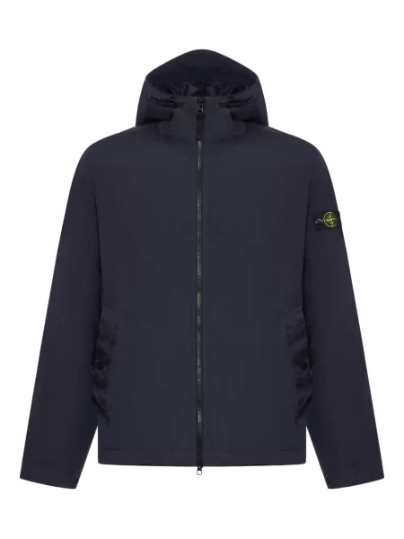 Яке Stone Island с качулка камъни синьо