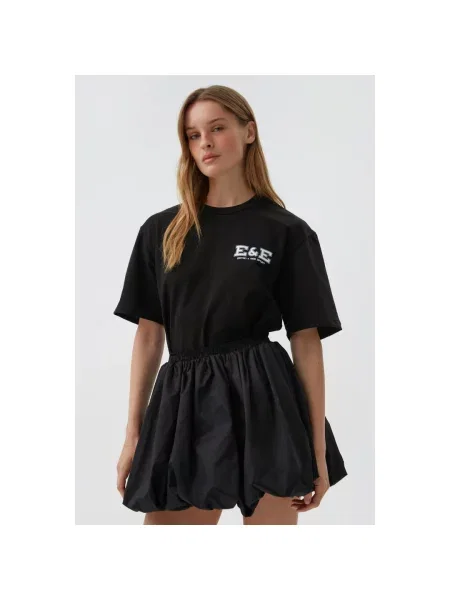 Спідниця-хмаринка міні Estro чорна