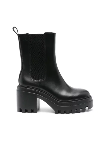 Chunky Heeled Chelsea Botki Calvin Klein Jeans czarne