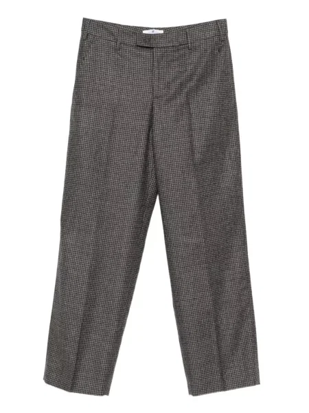 Pantaloni Pt Torino în carouri maro
