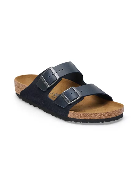 Birkenstock Arizona Mixed Leather Narrow Fit Mężczyźni Sandały Birkenstock Size: niebieski