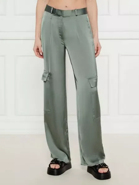 HUGO Pantaloni | flare fit verde