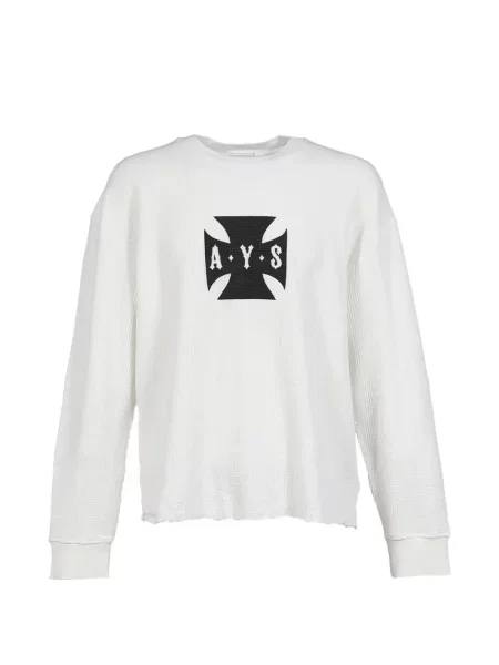 Tricou Askyurself tricotate alb
