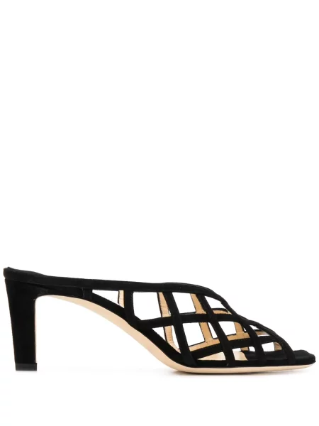 Papuci tip mules Jimmy Choo negru