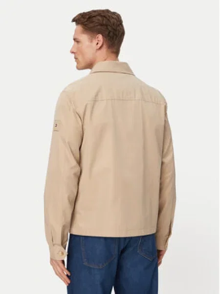Tommy Hilfiger Marškinių švarkas Šviesiai smėlinė