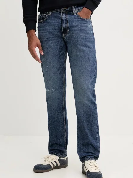 Дънки Guess Jeans мъжки тъмносиньо