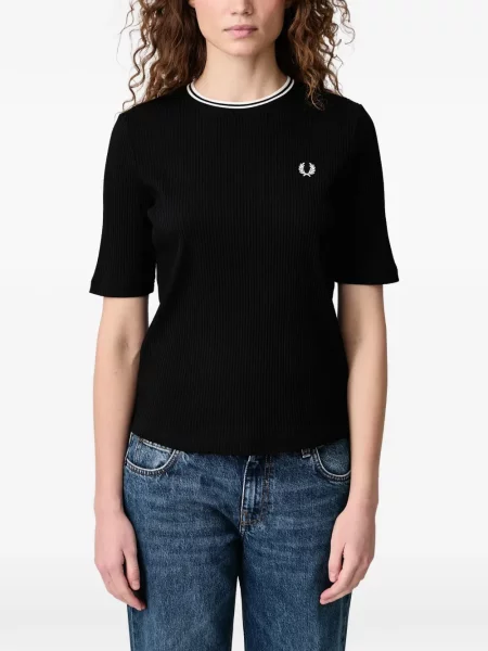 Majica Fred Perry s vezom crna