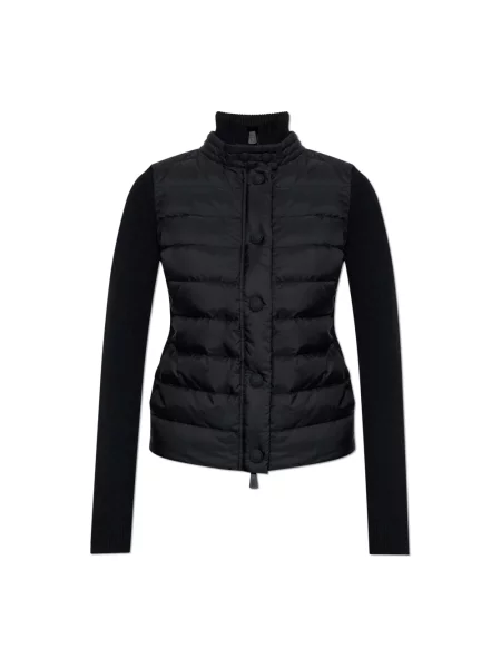 Kardigan Moncler wełniany czarny