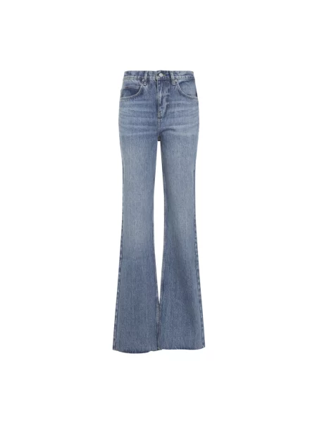 Jeansy The Frankie Shop niebieskie