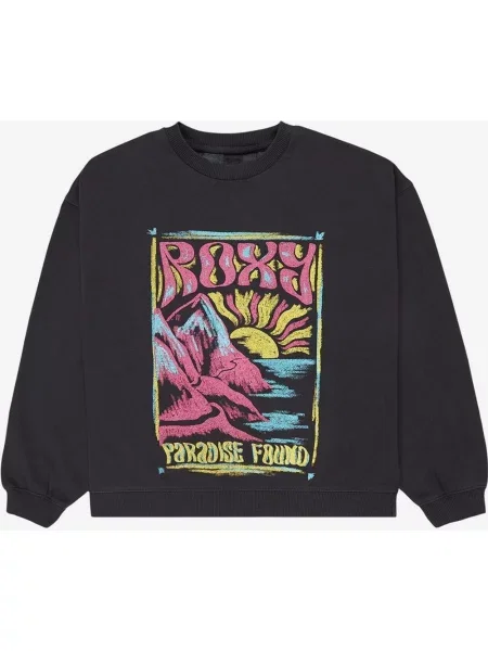 Bluza Roxy Lineup Brushed dziewczęce 6 czarny