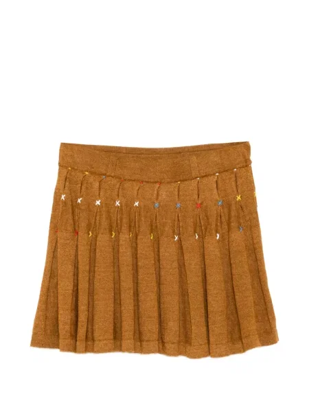 Fusta mini Yanyan Knits maro