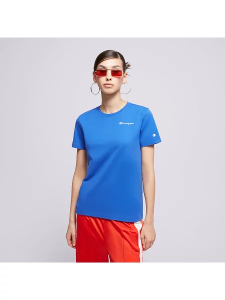 Champion T-Shirt Crewneck T-Shirt niebieska