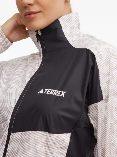 Sneakerși Adidas Terrex cu dungi plasă cu imagine negru