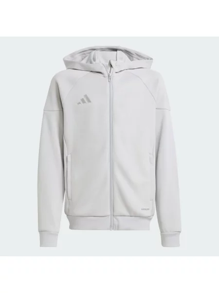 Bluza z kapturem Tiro 25 Full-Zip Kids szara