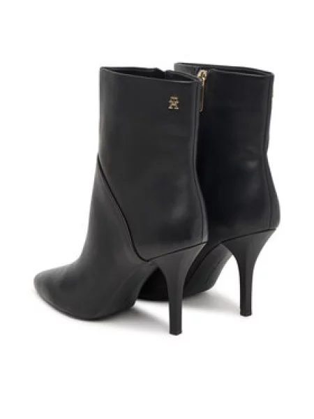 Čizme Tommy Hilfiger High Heel Clean Ankle Boot crna
