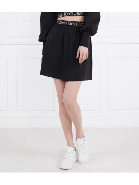 Calvin Klein Jeans Fustă negru