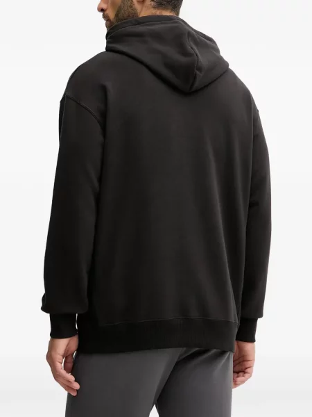 Haftowana bluza z kapturem Puma ze sznurkiem czarna