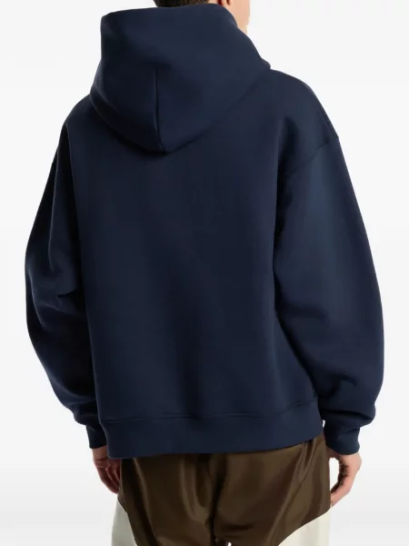 Mikina s kapucňou Dsquared2 modrá