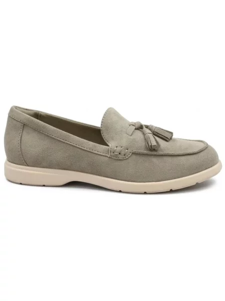 Mokasíny Clarks sivá