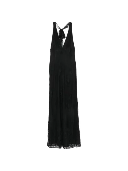 Salopetă Aniye By din dantelă cu gât halter negru