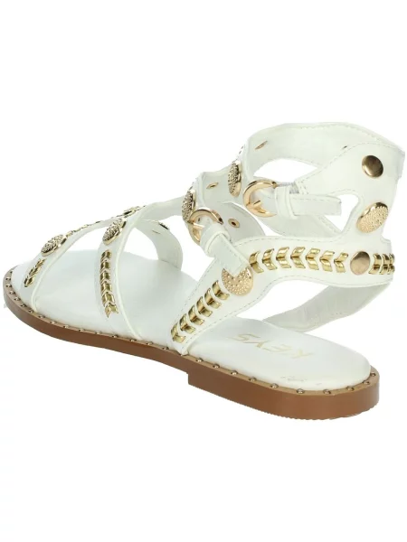 Pantofi Keys alb