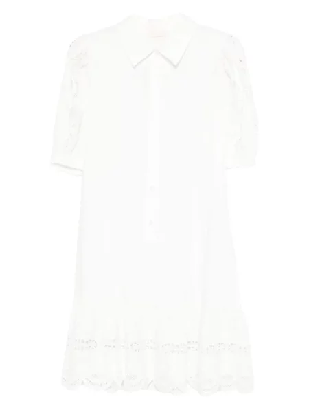 Rochie Liu Jo cu broderie de costum alb