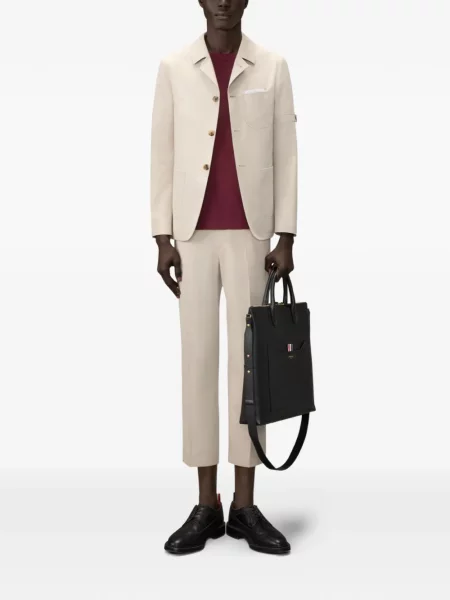 Scurt tricou Thom Browne roșu