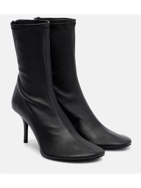 Cizme scurte Acne Studios din piele negru