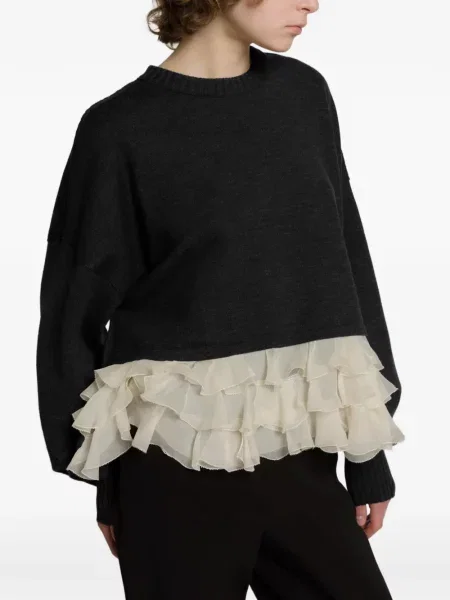 Pulover Alberta Ferretti gri