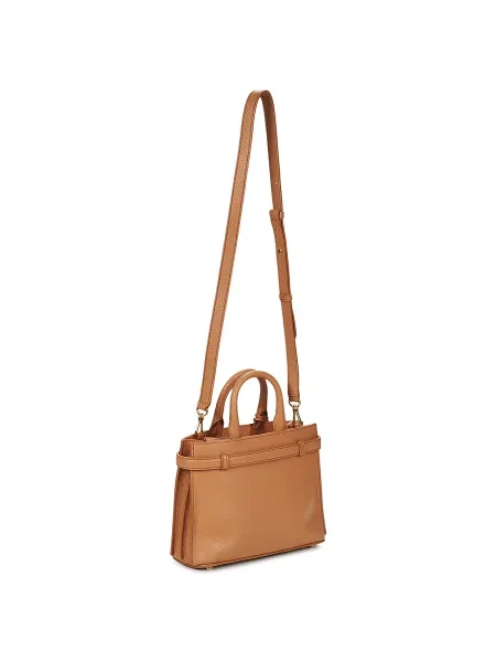 Lancel Kabelka Lancel Sacs à main S Faubourg Camel Femme' hnedá