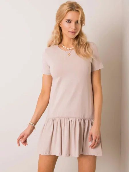Rochie Fashionhunters de costum bej