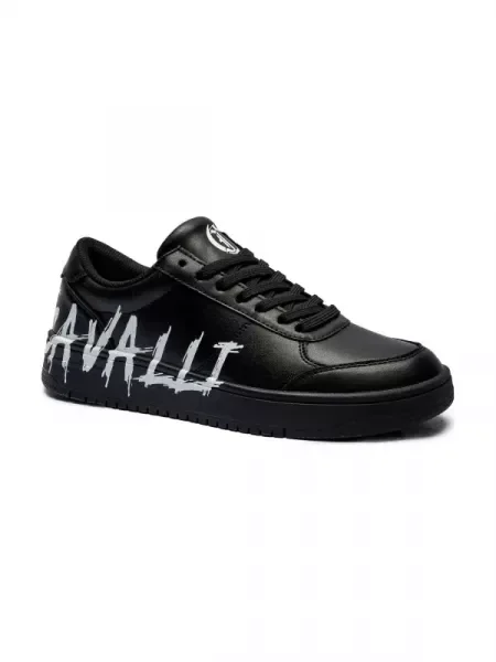 Just Cavalli De piele sneakers Fondo Azula negru