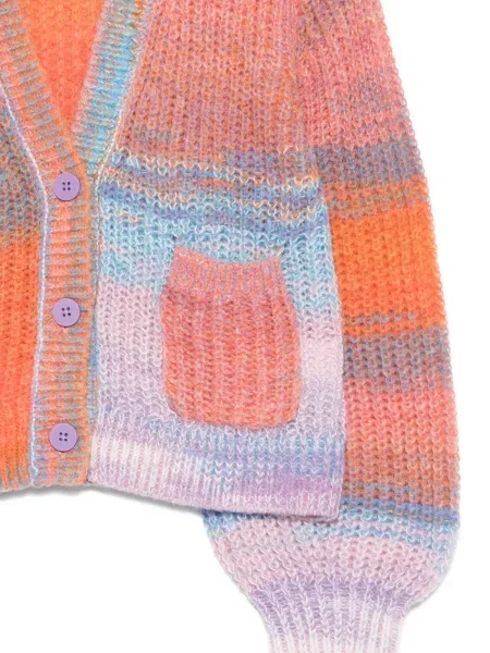 Kardigan dziecięcy Stella Mccartney pomarańczowy