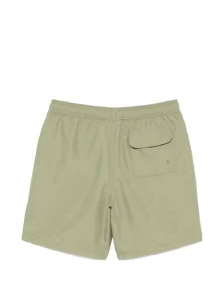 Slip de baie Barbour cu autograf cu cordon verde