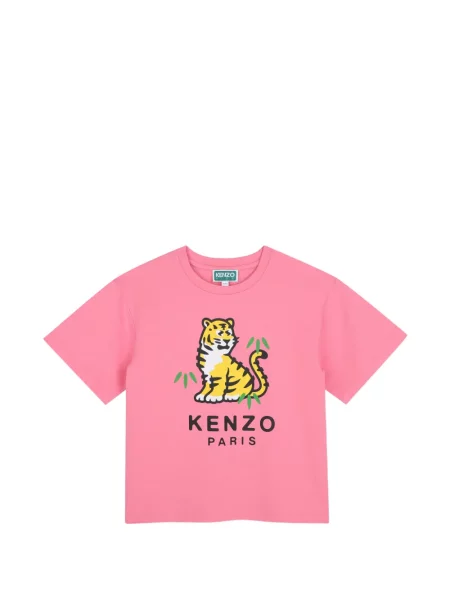 Koszulka dziecięca Kenzo różowa