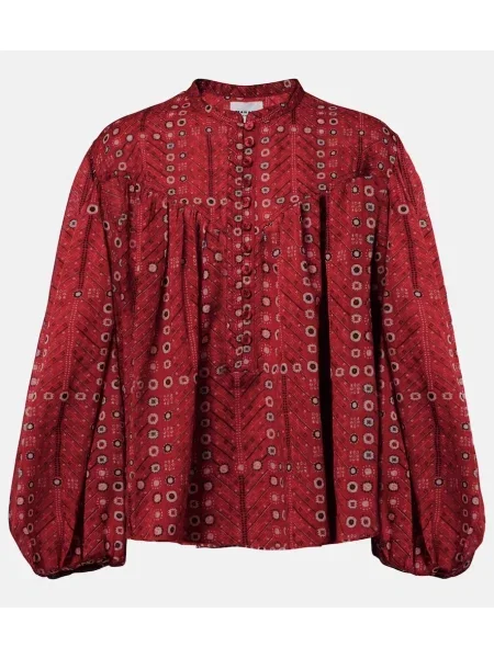 Bluză Marant Etoile cu imagine roșu