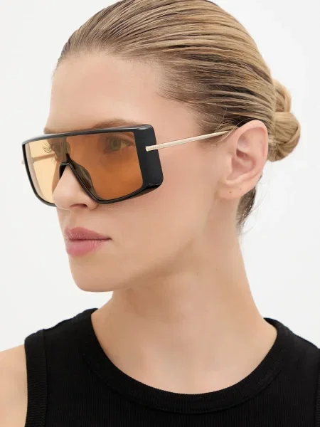 Alexander McQueen ochelari de soare negru
