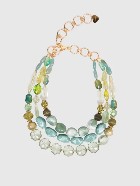 Ожерелье Dolman Bijoux зеленое