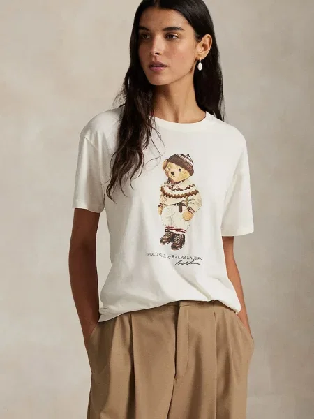 Тениска Polo Ralph Lauren дамска бяло