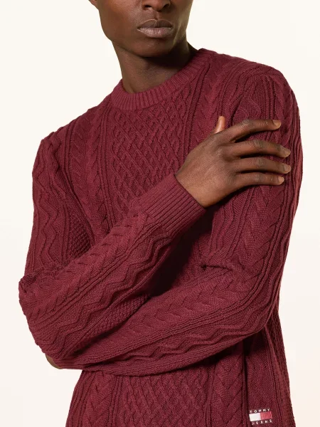 Tommy Jeans Sweter rot czerwony